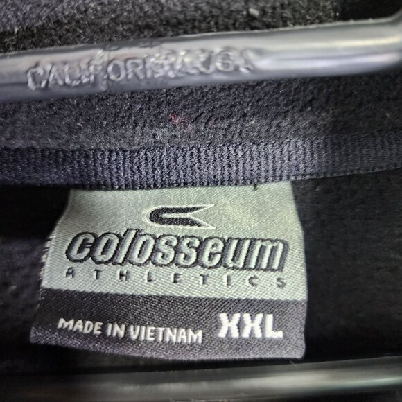 Men's Colosseum Athletics OSU Cowboys Fleece Jacket Gray & Black Full Zip XXL - Picture 5 of 9